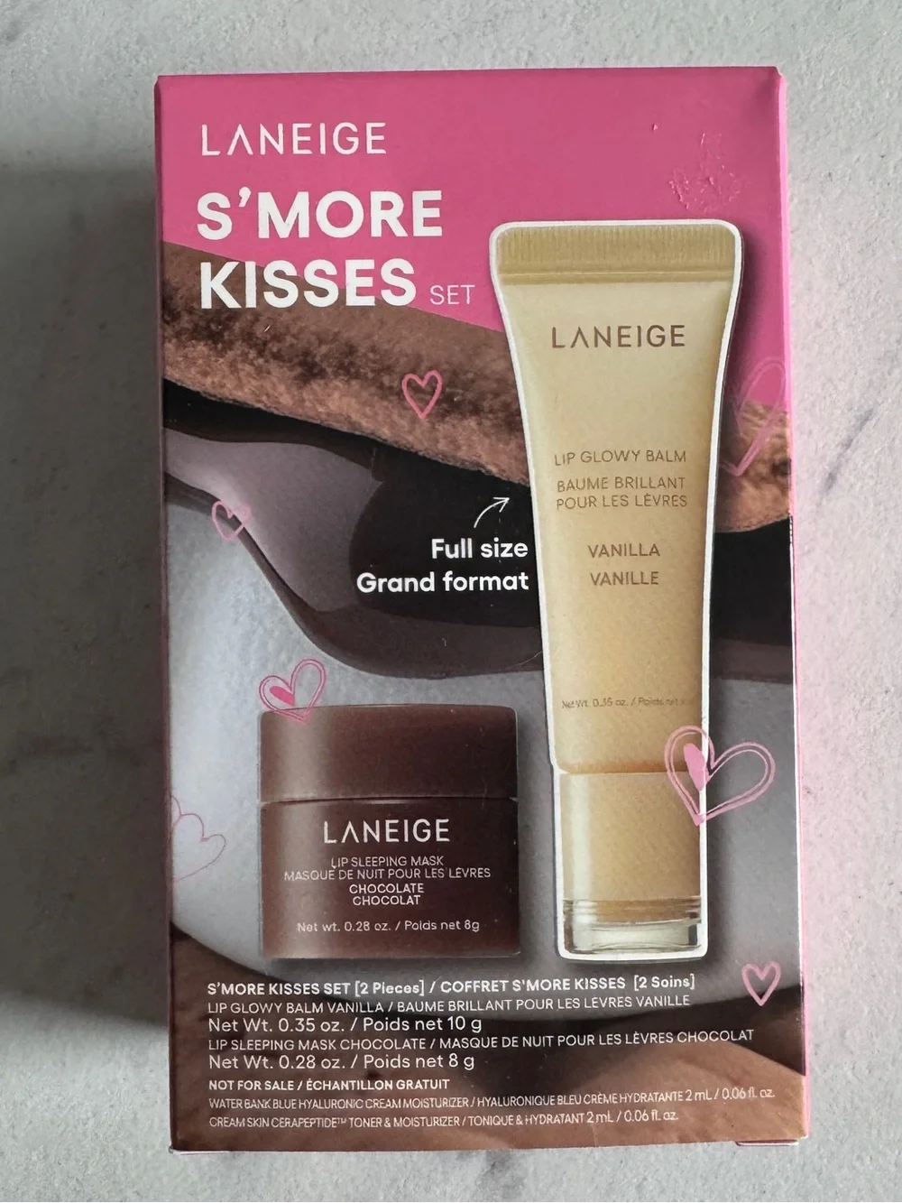 LANEIGE S’MORE KISSES SET
